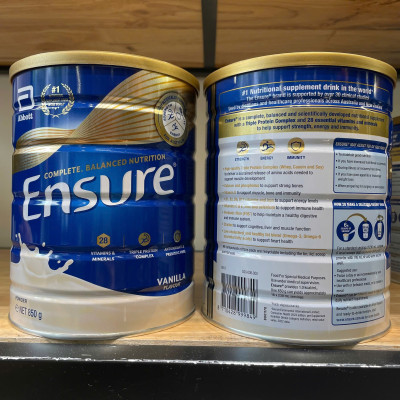 Sữa Bột Ensure Úc Vị Vani (850g)