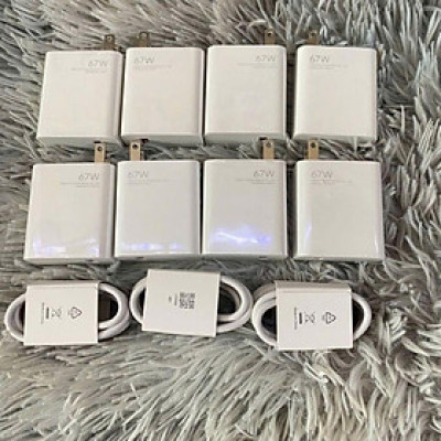 Bộ Sạc Mi 67W Zin New Chính Hãng - Sạc Siêu Nhanh mượt mà