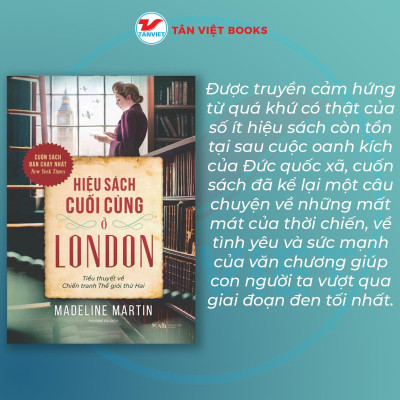 Sách - Hiệu Sách Cuối Cùng Ở London - Madeline Martin - Tân Việt Books