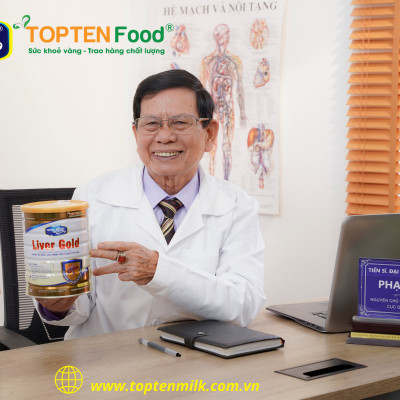 Sữa dinh dưỡng cho gan ,mát gan giải độc liver gold 800g topten milk