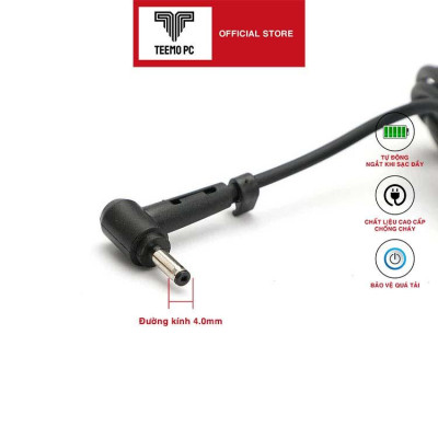 Sạc Tương Thích Cho Laptop Asus E502 E502Sa Adapter 19V-2.37A - Hàng Nhập Khẩu New Seal TEEMO PC TEAC290