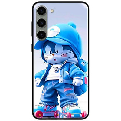 Ốp lưng cho Samsung S21 FE - S23 - S23 Plus - S23 Ultra - S24 - S24 Ultra - Mèo Xanh Trượt PATIN - Hàng Chính Hãng