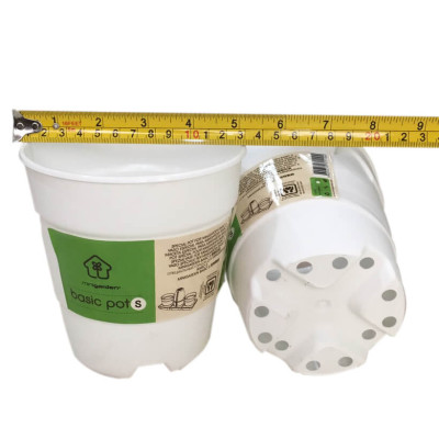 Chậu trồng cây trong nhà cao cấp Minigarden Basic Pot S (Combo 5 chậu) nhập khẩu Châu Âu, Nhựa PP Chống UV, có khả năng tự hút nước và thoát nước giúp cây sống tốt mà không cần chăm sót