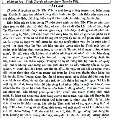 270 Đề Và bài Văn Hay 10