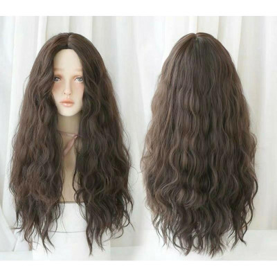 tóc giả 2 mái xù cao cấp- tặng lưới chùm tóc