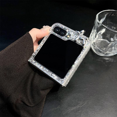 Ốp Lưng Cho Samsung Galaxy Z FLIp 7 / Z Flip 6 / Z Flip 5  Kim Tuyến Có Gương Soi - BUM STORE GALAXY CASE