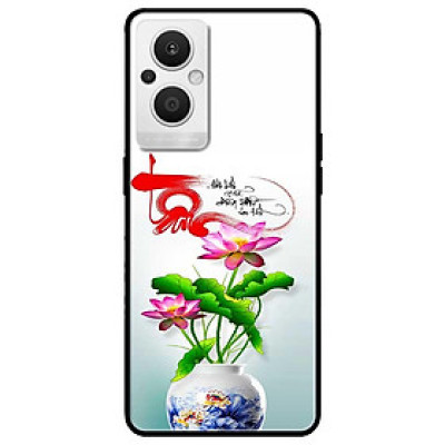 Ốp lưng cho Oppo Reno 2Z - 2F - Reno 6Z - Reno 7Z 5G - 8Z 5G - Reno 8T 4G - Reno 8T 5G - Sen Tâm Hoa - Hàng Chính Hãng