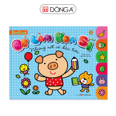 Combo 2 cuốn Bé Làm Họa Sĩ Từ 3-6 Tuổi