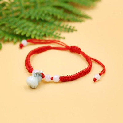 Vòng tay hồ lô dây đỏ may mắn đã khai quang