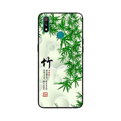Ốp Lưng in cho Realme 3 Pro Mẫu Tranh Nền Tre - Hàng Chính Hãng