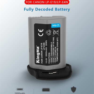 Pin Kingma for Canon LP-E19, LP-E4N - Hàng chính hãng