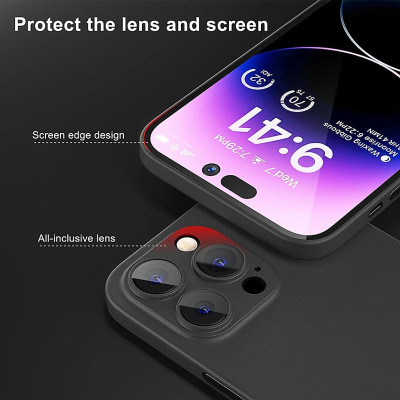 Ốp lưng nhám siêu mỏng 0.3mm cho iPhone 15, 15 Plus, 15 Pro, 15 Pro Max hiệu Memumi Slim - mặt lưng chống trượt, chống bám bẩn - Hàng chính hãng