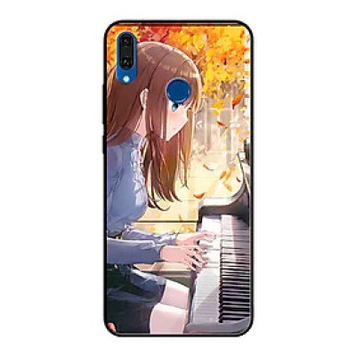 Ốp Lưng in cho Huawei Y9 2019 Mẫu Nàng Đánh Đàn Piano - Hàng Chính Hãng