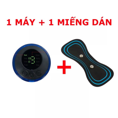 Miếng Massage Xung Điện Cổ Vai Gáy, Bắp Tay, Lưng Bằng Sung Điện đỡ đau Nhức Hiệu Qủa -Máy mat sa thân hình 10 Chế Độ - HÀNG CHÍNH HÃNG MINIIN