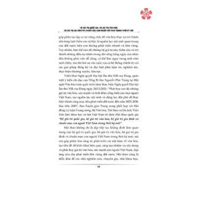 Hệ giá trị quốc gia, hệ giá trị văn hóa, hệ giá trị gia đình và chuẩn mực con người Việt Nam trong thời kỳ mới (bản in 2024)
