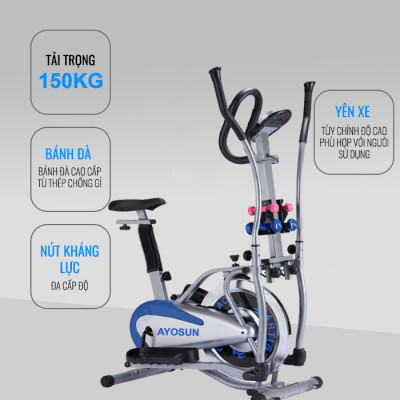 Xe đạp tập thể dục tại nhà toàn thân aYosun AYS – 885X7Premium ( Chính Hãng )