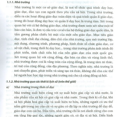 Quản Lí Và Lãnh Đạo Nhà Trường