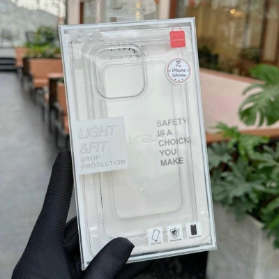 Ốp Lưng Iphone Trong Suốt LIKGUS Siêu Mỏng Chống Ố SlimCase Lưng Cứng cho IP 17 15 16 Pro Max - Hàng chính hãng