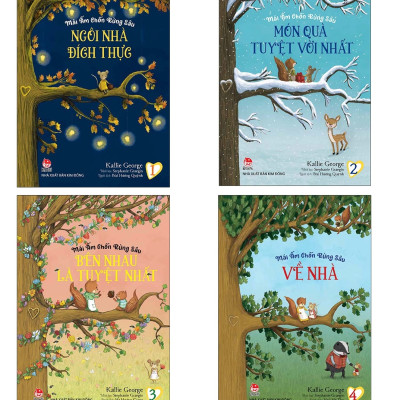 Truyện hay cho thiếu nhi - Trọn bộ Mái ấm chốn rừng sâu - 4 cuốn