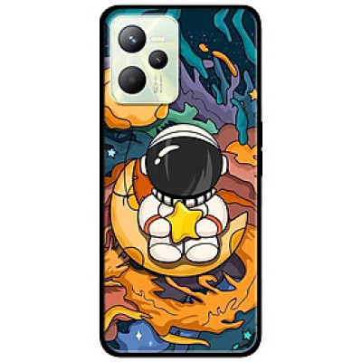 Ốp lưng dành cho Realme C35 - Realme Narzo 50A Prime mẫu Du Hành Ôm Sao Vàng