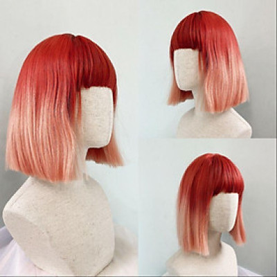 Tóc giả nữ Hiền Hồ, tóc giả víc thẳng ngang ngố tặng lưới chùm tóc