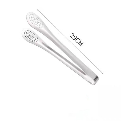 Kẹp gắp thức ăn bằng inox đầu tròn 30 cm