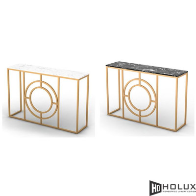 Bàn trang trí KEDI khung sắt mặt đá Juno sofa CST023 120x30x85 cm nhiều màu lựa chọn