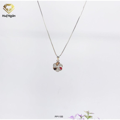 Dây chuyền bạc Ý 925 Huệ Ngân - Hoa đẹp PP1155