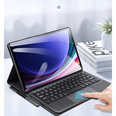 Bao da dành cho SamSung Galaxy Tab S10 Fe , S10 Fe Plus , S10 Plus , S9 Plus , Tab S9 Fe Plus , Tab S9 Fe , Tab S9 kèm bàn phím bluetooth Dux Ducis có bàn di chuột TrackPad - Hàng nhập khẩu