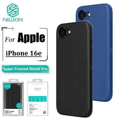 Ốp Lưng cho iPhone 16E hãng Nillkin Frosted Shield Pro PC chống vân tay - hàng chính hãng