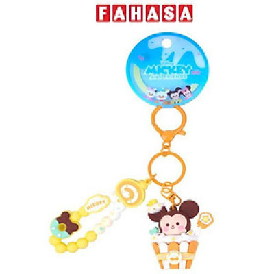 Móc Khóa Bánh Cupcake Disney Và Những Người Bạn - Vịt Daisy Chuột Mickey - Goldlok STC119033/Mickey