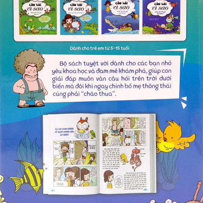 Bộ Sách 10 Vạn Câu Hỏi Vì Sao 1 - Trên Trời - Dưới Biển (Bộ 4 Cuốn)