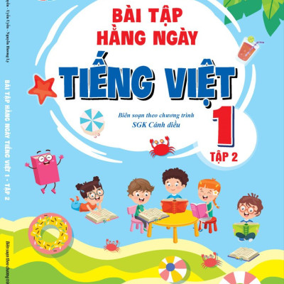 Sách - Combo Bài Tập Hằng Ngày Toán và Tiếng Việt Lớp 1 - Cánh Diều - Tập 1,2 (2 cuốn)