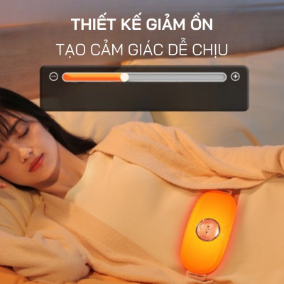 ￼Máy massage đau bụng kinh M28, Có hộp quà tặng, Giảm đau bụng cho phụ nữ đến kì, Chườm nóng, Hỗ trợ chăm sóc sức khỏe