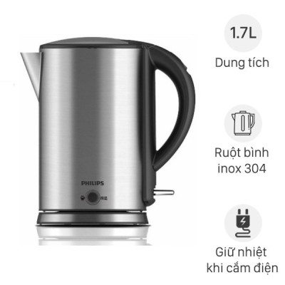 Ấm Nước Philips HD9316, dung tích 1.7L | Hàng chính hãng