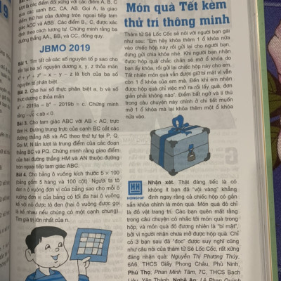 Tổng tập Toán tuổi thơ Năm 2020 Trung học cơ sở