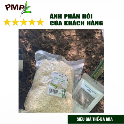 Combo Phân Hữu Cơ Cao Cấp Super Probio & Giá Thể Bã Mía Cho Hoa Hồng, Rau Sạch, Cây Cảnh