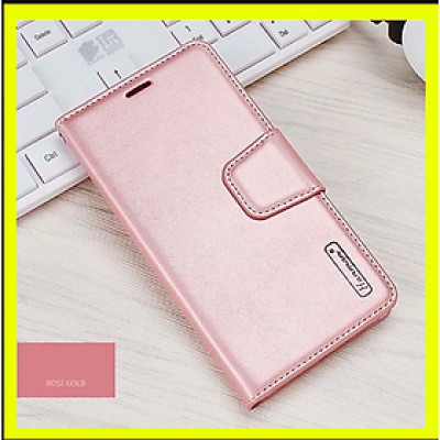 Bao da dạng ví cho OPPO Reno8 T 5G chính hãng Hanman có quai cài, có ngăn để thẻ ATM và tiền, may viền - Hàng chính hãng