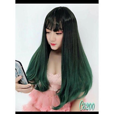 Tóc giả omber cao cấp- tặng lưới chùm tóc