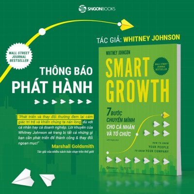 Sách - Smart Growth – 7 Bước Chuyển Mình Cho Cá Nhân Và Tổ Chức - Saigon Books