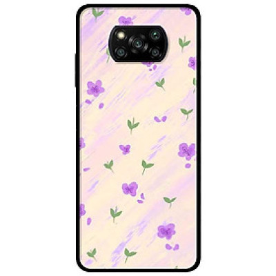 Ốp lưng dành cho Xiaomi Poco X3 mẫu Hoa Tím 1