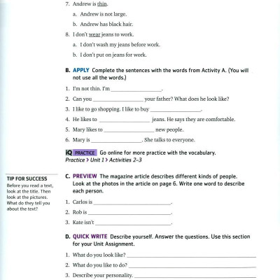 Q: Skills For Success: Intro Level: Reading And Writing Student Book With iQ Online Practice - 3rd Edition