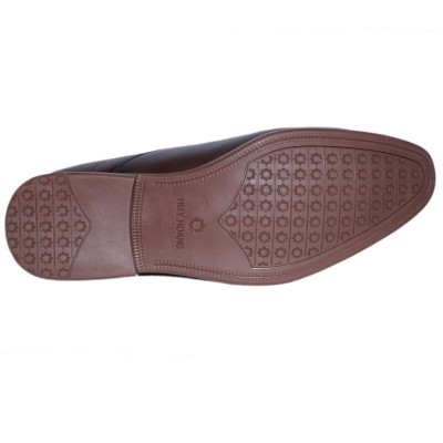 Giày tây nam Huy Hoàng cột dây màu nâu đất HT7508