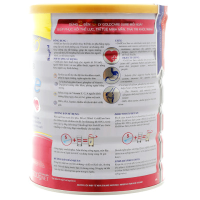Sữa bột Wincofood Goldcare Sure Dinh dưỡng đầy đủ và cân đối  (từ 30 tuổi trở lên)