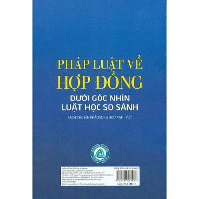Sách - Pháp luật về hợp đồng dưới góc nhìn luật học so sánh