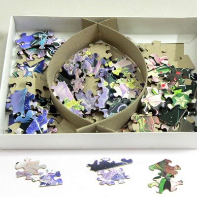 Xếp hình Tia Sáng Cung hoàng đạo nước 45x3W (45 Mảnh Ghép x 3 hình)