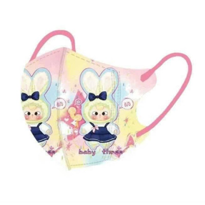 SET 10 Chiếc Khẩu Trang 5d Baby Three, Kháng Khuẩn,  Dễ Thương Cho Bé - giao họa tiết ngẫu nhiên