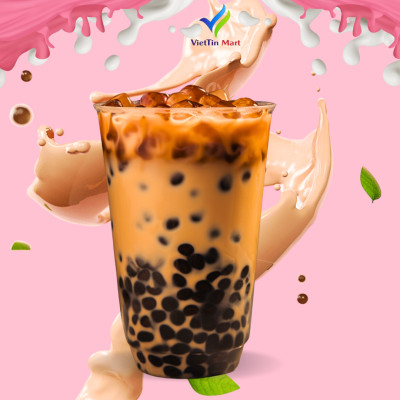 Set Nguyên Liệu Pha Trà Sữa Thái Đỏ (Thành phẩm 30 35 ly) VietTin Mart