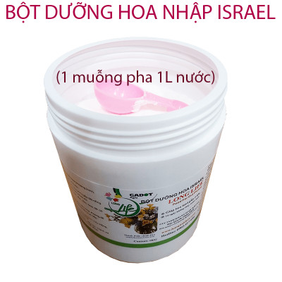 Thuốc cắm hoa lâu tàn Longlife SG nhập khẩu Israel (dạng bột Hủ 1 KG pha 100 L nước) giúp hoa cắm xốp tại Shop Hoa Florist tươi gấp 2 lần và hạn chế thay hoa định kỳ