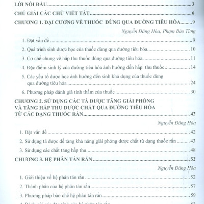 Cải Thiện Hấp Thu Thuốc Dùng Qua Đường Tiêu Hóa (Sách đào tạo sau đại học) - Chủ biên: PGS.TS. Nguyễn Đăng Hòa